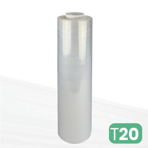 Rekwikkelfolie/handrollen - 50cm x200mtr - 20micron transparant